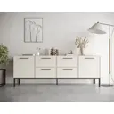 Комод Этажерка Nicole 6 ящиков 190х45х70 см ДСП цвет белый