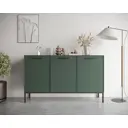 Комод Этажерка Nicole 150х45х90 см ДСП цвет зеленый