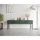 Консоль Этажерка Nicole 150x55x45 см ДСП цвет зеленый