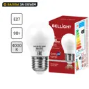 Лампа светодиодная Bellight E27 175-250 В 9 Вт шар 1000 лм нейтральный белый цвет света