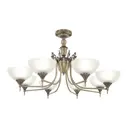 Люстра потолочная Arte milano Am340049/8 ab 8 ламп 16 м² цвет бронза