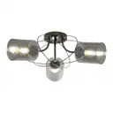 Люстра потолочная Arte milano Napoli-6336 336336/3 bk 3 лампы 6 м² цвет черный