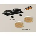 Светильник точечный встраиваемый Ambrella Light XC7636024 DIY System Complects 10Вт GU5.3 цвет черный