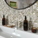 Мозаика из натуральной ракушки Керамоград Shell-01 30x30см размер ячейки 20x20мм