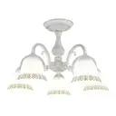 Люстра потолочная Arte milano Am347410/5 wt+g 5 ламп 10 м² цвет белый