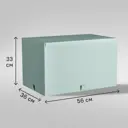 Короб для хранения Spaceo 56x33x36 см полипропилен цвет лагуна