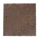 Мозаика стеклянная Керамоград Lp04d_20 30x30 см цвет коричневый