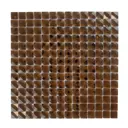 Мозаика стеклянная Керамоград F2x3_20 30x30 см цвет коричневый