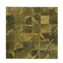 Мозаика стеклянная Керамоград Pm4001_05 30x30 см цвет зеленый