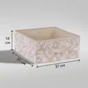 Короб-органайзер Растения M 14x31x14 см полиэстер разноцветный