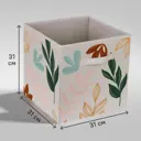 Короб-органайзер Листья 31x31x31 см полиэстер разноцветный