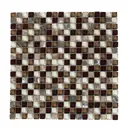 Мозаика стеклянная Керамоград Gs300b_10 30x30 см цвет бежевый