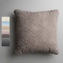 Подушка декоративная Linen Way 43x43 см замша кофейный