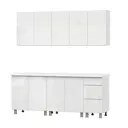 Кухня Модерн Sv-мебель 00-00221025 200x217x60 см ЛДСП цвет белый