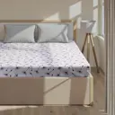 Простыня Этель Легкость ветра 200x220 см хлопок на резинке цвет белый