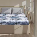 Простыня Этель Одуванчики 10801812 180x214 см хлопок на резинке цвет синий