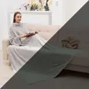 Плед Этель 9852088, 150x200 см, велсофт, цвет серый