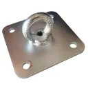 Потолочный кронштейн-подвес квадратный Левша 120x120x4 цинк