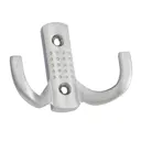 Крючок мебельный двухрожковый Kerron матовый хром KR-0060-SC 3 шт.