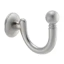 Крючок мебельный однорожковый Kerron матовый хром KR-0150-SC 3 шт.