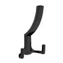 Крючок мебельный трехрожковый Kerron матовый черный KR-0340-BL 3 шт.