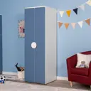 Шкаф распашной Гуд лакк Пикси с 2 дверями и полкой 61x183x57 см ДСП цвет озорной василек