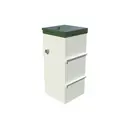 Септик Топол-эко Топас-С 5 200л 1000л/сутки белый самотечный выброс воды