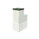 Септик Топол-эко Топас-С 10 Лонг 200л 2000л/сутки белый принудительный выброс воды