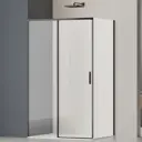 Душевой уголок Vincea Soft 2 VSR-3SO2 прямоугольный 110x90см черный профиль эффект стекла прозрачное закаленное стекло