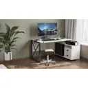 Стол письменный Калифорния мебель Хардвиг ср01 150x76x120 см ЛДСП цвет серый