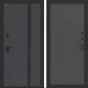 Входная дверь Bunker Бункер BN-12 правый 205x96см цвет веллюто оскуро/графит софт с панелью ФЛ-609