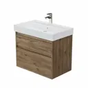 Тумба под раковину подвесная Aquanet 00346316 75см цвет дуб рустикальный