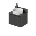 Тумба под раковину подвесная Итана 4657839161721 60см цвет графит