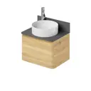 Тумба под раковину подвесная Итана 4657839161707 60см цвет дуб мавелла голд