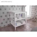 Пеленальный стол Polini kids Simple 1080 вес до 10 кг цвет белый