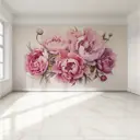 Фотообои флизелиновые Фотообоикин Цветы розовые пионы 3д 500x271 см