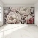 Фотообои флизелиновые Фотообоикин Цветы пионы 3д светлые 500x271 см