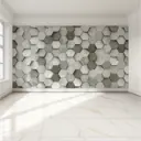 Фотообои флизелиновые Фотообоикин Геометрия 3д соты 500x271 см