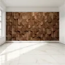 Фотообои флизелиновые Фотообоикин 3д панели дерево 500x271 см