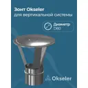Комплект дымохода коаксильный Okseler D80 220x200 мм оцинкованная сталь oks00034