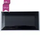 Плитка Nsmosaic Ceramic NS06CE0050 15x7.5см цвет черный глянец