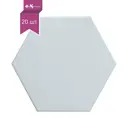 Плитка Nsmosaic Ceramic NS06CE0056 20x23см цвет белый матовый