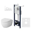 Комплект инсталляция с унитазом Am.pm IS49001.111738 цвет белый