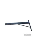 Кронштейн 600 R 4x28 см нагрузка до 80 кг цвет черный