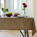 Скатерть на стол Этель ECO круглая 110x136 см цвет оливковый