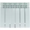 Радиатор секционный Stout Titan 350 SRB-3310-035006 350/100 6 секций боковое подключение биметалл цвет белый с кронштейном