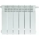 Радиатор секционный Stout Titan 350 SRB-3320-035004 350/100 4 секций боковое подключение биметалл цвет белый с кронштейном