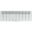 Радиатор секционный Stout Titan 200 SRB-3310-020012 200/100 12 секций боковое подключение биметалл цвет белый с кронштейном