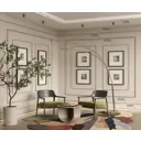 Плинтус Cosca décor 00-00087568 на стену и потолок полистирол белый 2000x12x12 мм 1 шт