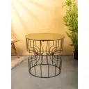 Журнальный столик круглый Сима-ленд 65x65x60 см разноцветный